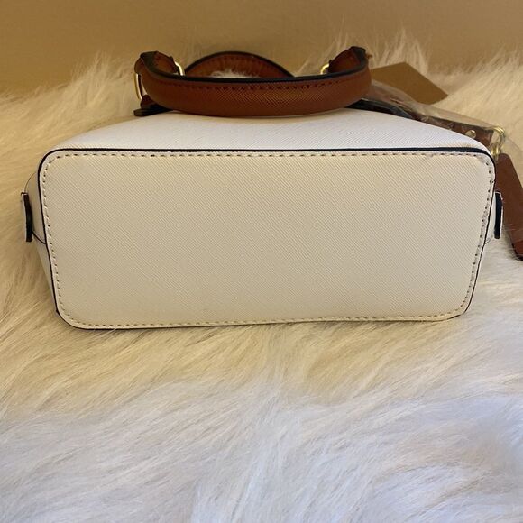 NWT Steve Madden (bfaith2) Crossbody Mini Bag- Cognac/White - Picture 11 of 13